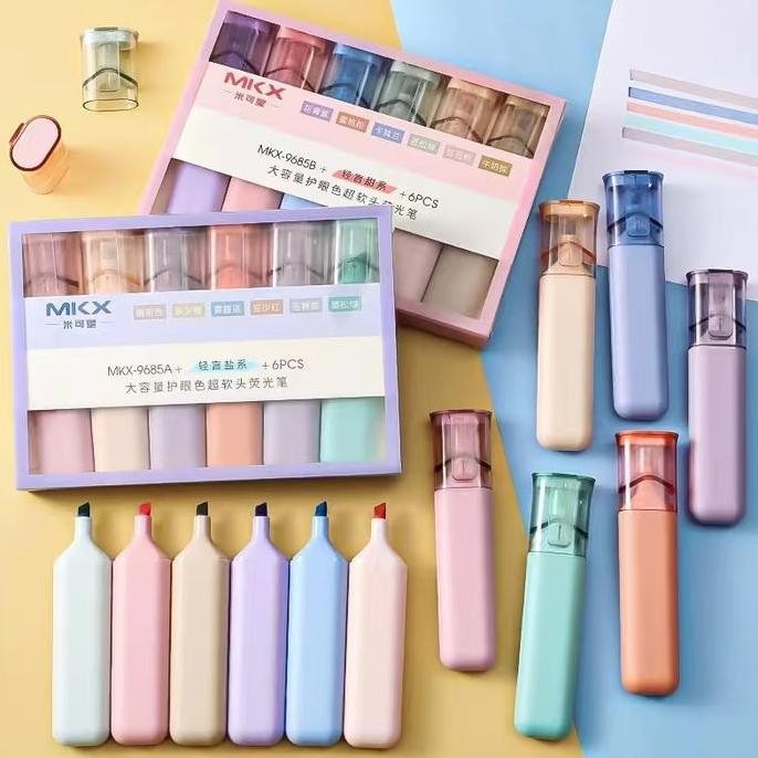 

Pen Highlighter Macaroon 6 Warna Stabilo Highlighter Pastel Marker