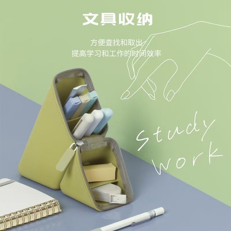 

Tas kosmetik penyimpanan baru kapasitas besar dan kotak pensil