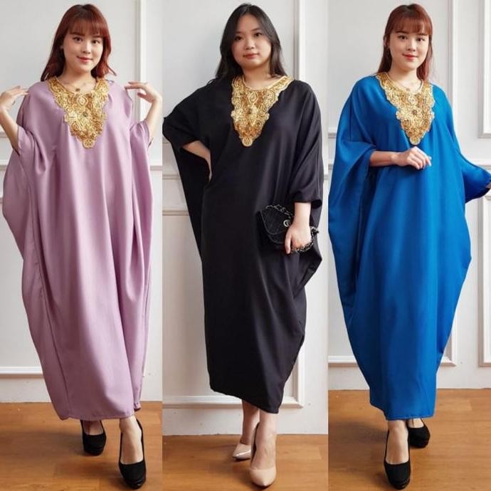KAFTAN KAJOL BAJU DRESS MUSLIM WANITA PANJANG MURAH