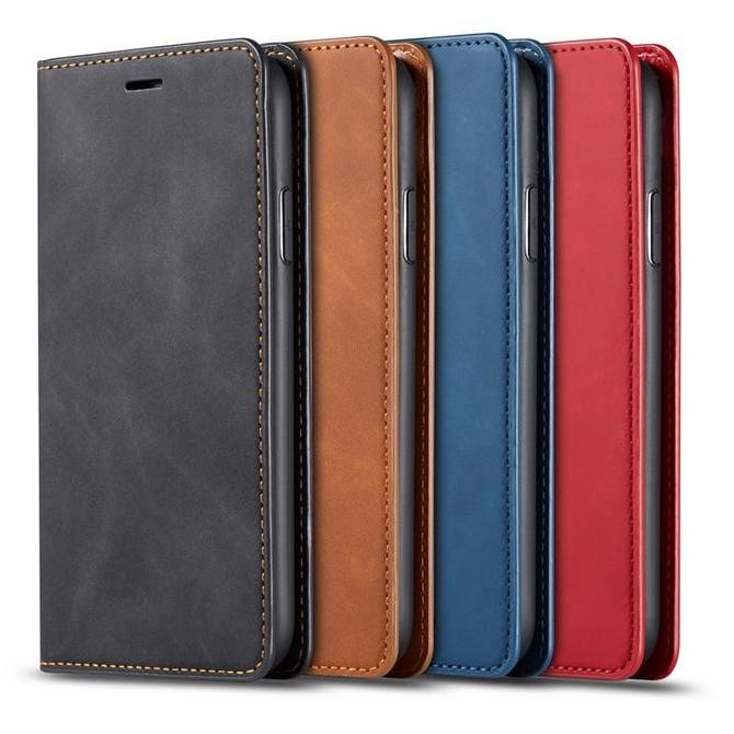 Baru Case Kulit Samsung S21/S21Ultra/A22/A03Core/A03/A6+/A72/A52/A22 5G Flip Dompet