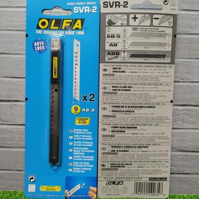 

Terbaru! Olfa Svr2 Pisau Cutter Svr-2 9Mm Snap-Off Blade Cutter