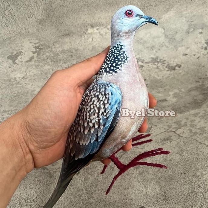 (Allthebest) Patung Burung Tekukur Dekukur / Burung Balam