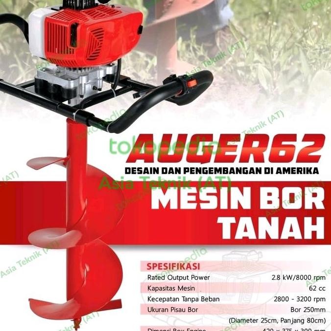 Promo Mesin Bor Tanah Auger 58 COD