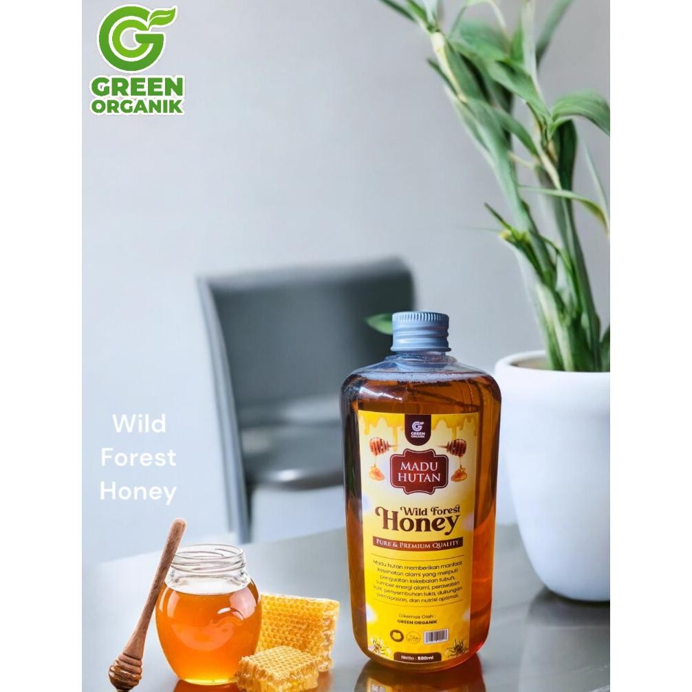

(Terbaru) GREEN ORGANIK Madu Hutan Kalimantan Asli Murni 500ml & 250ml (Terlaris)