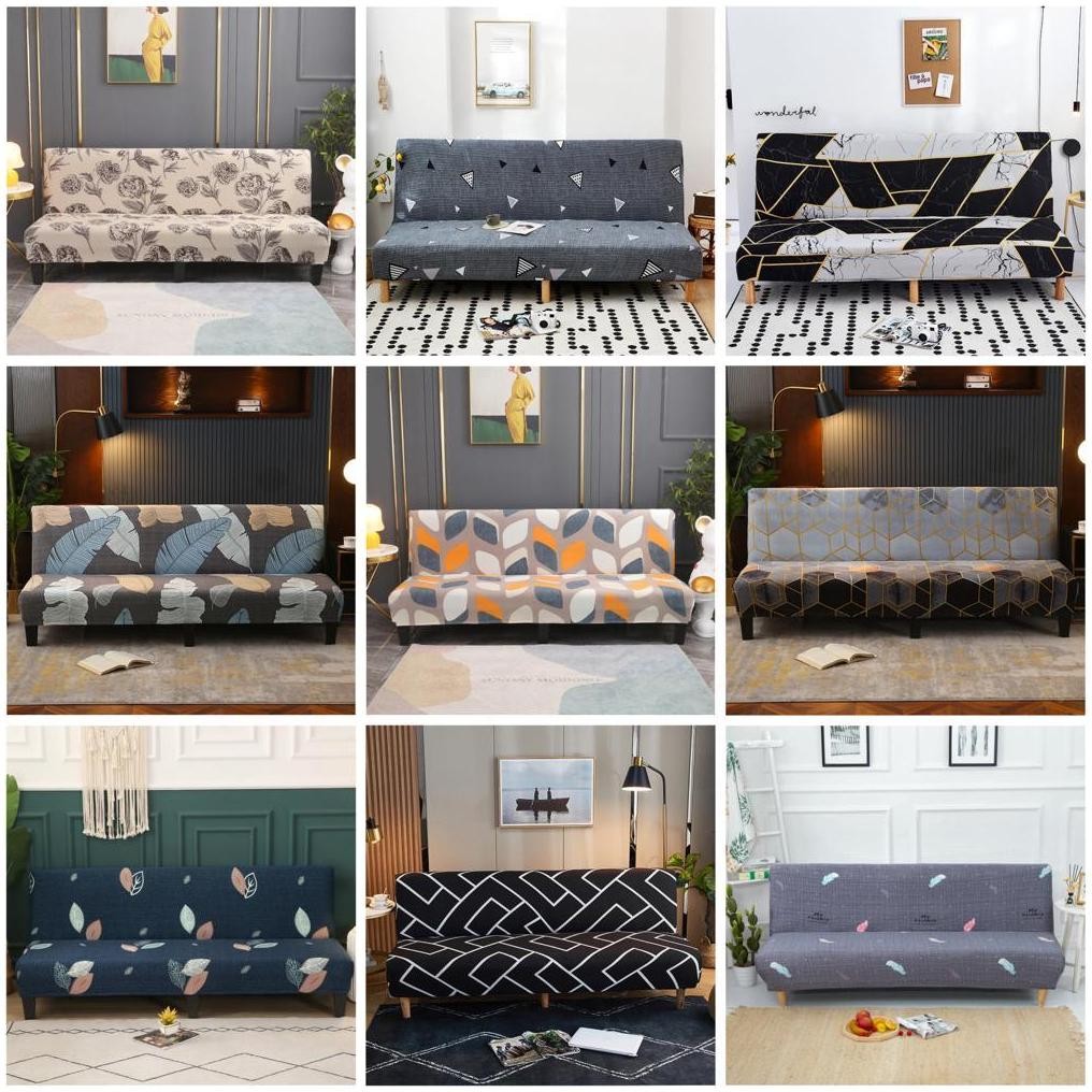 TERBARU- sarung sofa bed motif / cover sofa bed motif / sofa bed cover