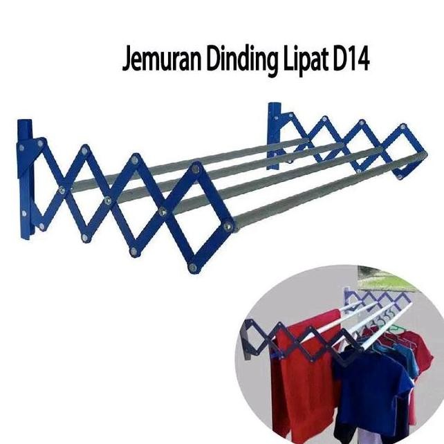 Jemuran Tempel Dinding Serbaguna Jemuran Tempel Tembok Bahan Kokoh Bukan Kaleng Kaleng