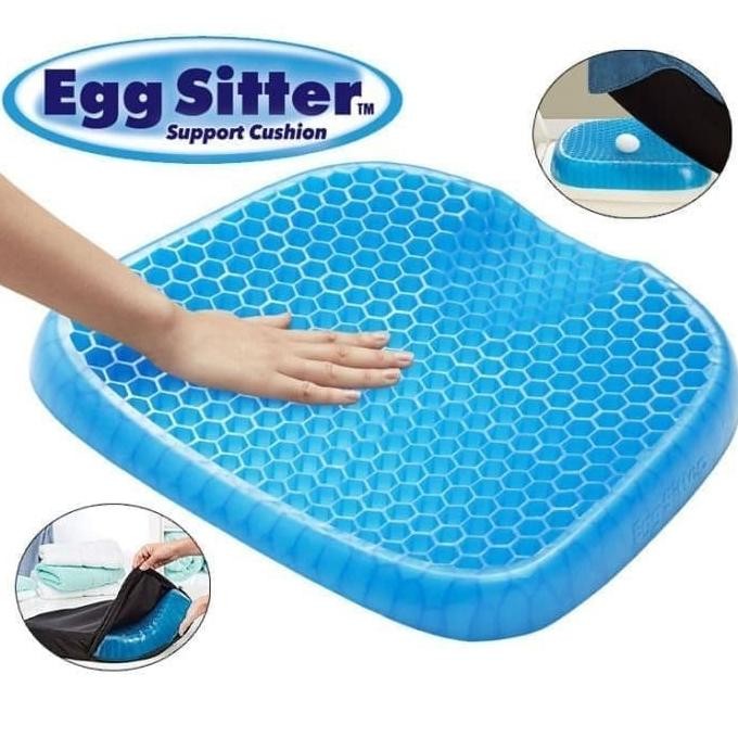 PROMOO Bantal Gel Alas Duduk Untuk Ambeien Wasir Terapi Duduk Bantal Sehat Lembek