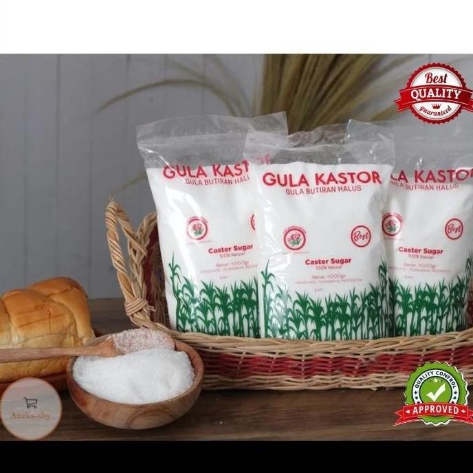 

Baru Gula Kastor Halus Premium 1 Kg - Gula Pasir Halus untuk Baking