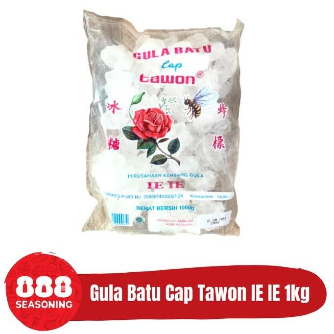 

Baru Gula Batu Cap Tawon IE IE 1kg - Kristal Gula Batu Murni untuk Minuman