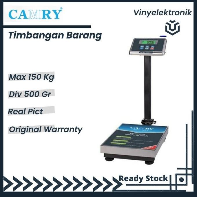 Timbangan Barang Digital 150Kg Duduk / Timbangan Lantai Camry 150 Kg
