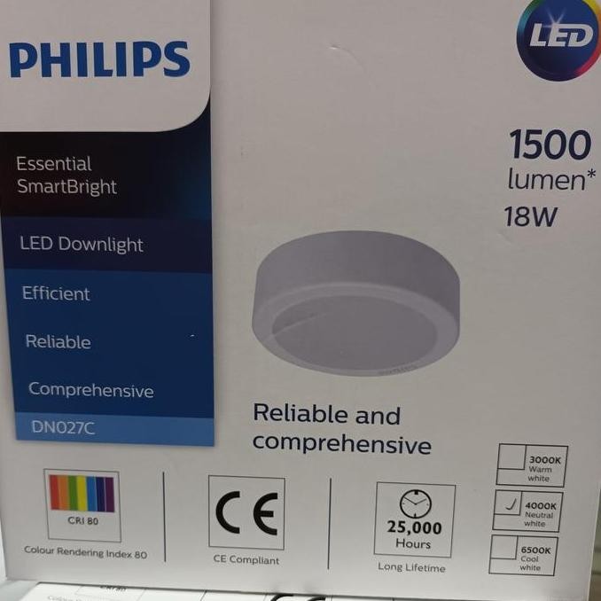 Philips Dno27C 18 Wat/Led Donwligt Dn027C 18 Wat Philips Outbow
