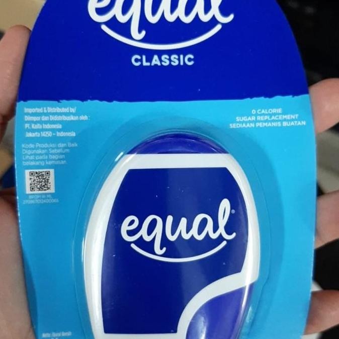 

Baru Equal Classic Tablet - Pemanis Nol Kalori untuk Diet & Diabetes