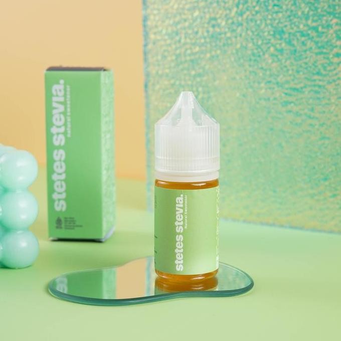 

Baru Stevia Tetes Stetes 30ml - Pemanis Alami Daun Stevia Cair Rendah Kalori