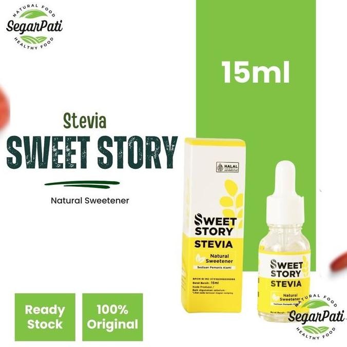 

Baru Sweet Story Stevia Cair 15ml - Pemanis Alami 0 Kalori Tanpa Gula