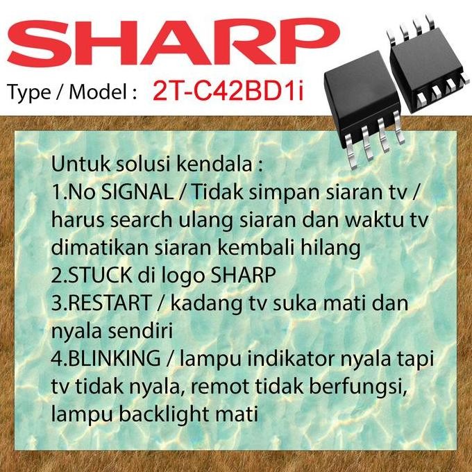 Sale Ic Firmware Sharp 2T-C42Bd1I Panel Tv Led Original Sparepart