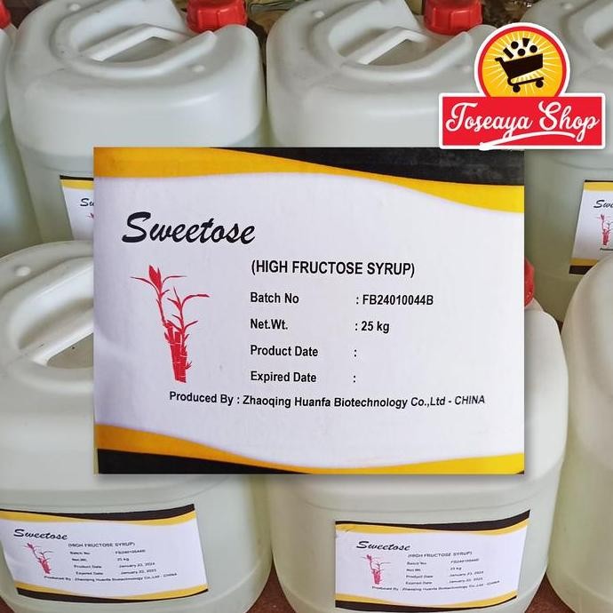 

Baru Gula Putih Cair High Fructose Syrup Sweetose - Pemanis Cair Murah