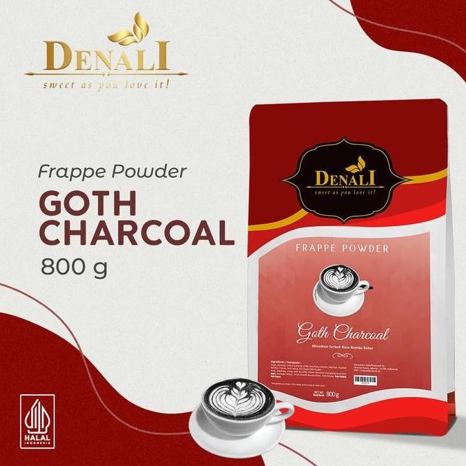 

Baru Denali Goth Charcoal Powder Minuman Bubuk Arang Hitam