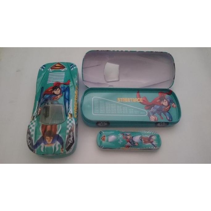 

Tempat Pensil Kaleng Bentuk Mobil 2 Tingkat