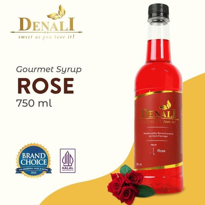 

Baru Denali Syrup Rose - Sirup Minuman Rasa Mawar untuk Cafe & Minuman Dingin