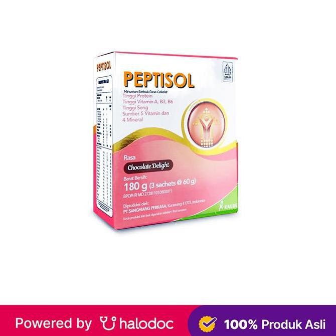 

Promo Peptisol Rasa Chocolate Delight 180 G - Susu Dewasa - Halodoc