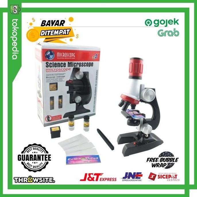 

Mikroskop Edukasi Pembesaran 1200X Magnification - 1412X - Black