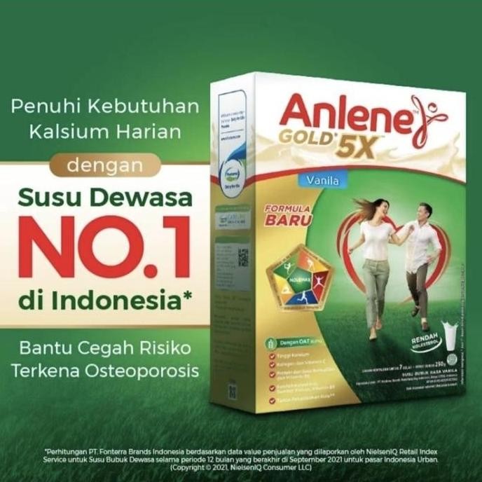 

Promo Anlene Gold 5 X Susu Bubuk Dewasa Vanila Coklat 850 Gram - Tulang Dan Sendi