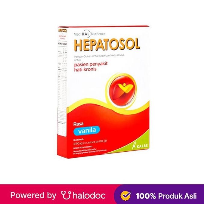 

Murah Hepatosol Rasa Vanila 240 G - Susu Medis Khusus - Halodoc