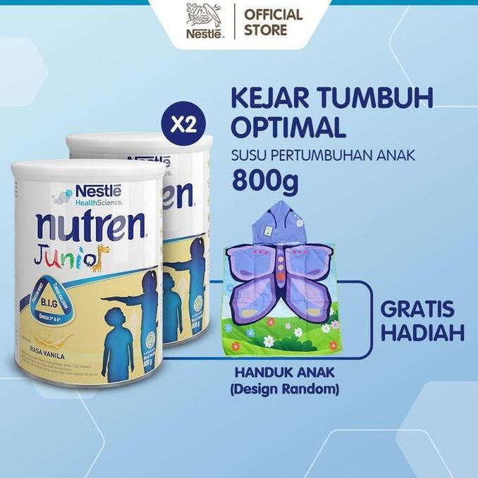 

Murah Nutren Junior Prebio Susu Bubuk Susu Pertumbuhan 800G X2Pcs Free Handuk Renang