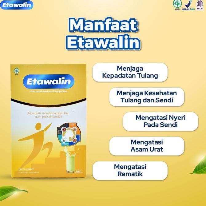 

Promo Etawalin Sachet Susu Etawa Original Bantu Atasi Permasalahan Tulang Dan Sendi - 1 Box