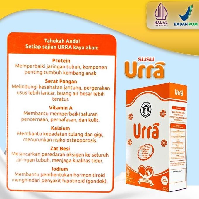 

Grosir Susu Urra Original - Susu Kambing Urra Meningkatkan Berat Badan & Ting