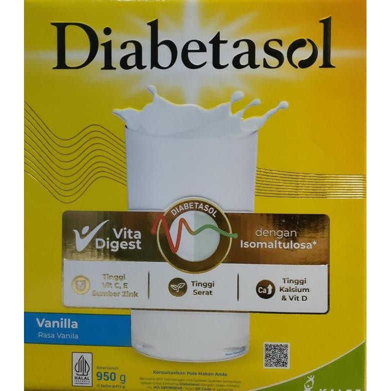 

Grosir Diabetasol Vanilla 1000Gr/Diabetasol 1Kg Original/Susu Untuk Diabetes