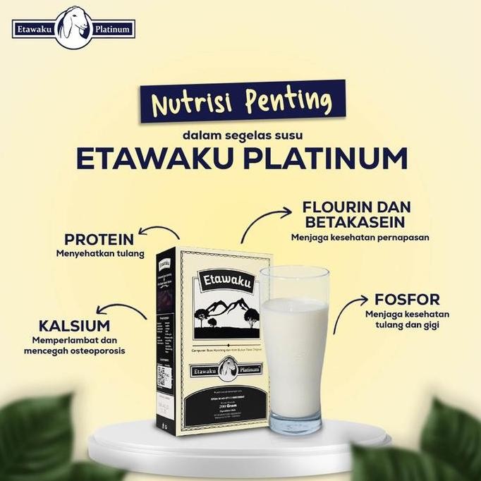 

Sale Etawaku Platinum - Susu Etawa Atasi Masalah Pernapasan, Tulang, Sendi Original