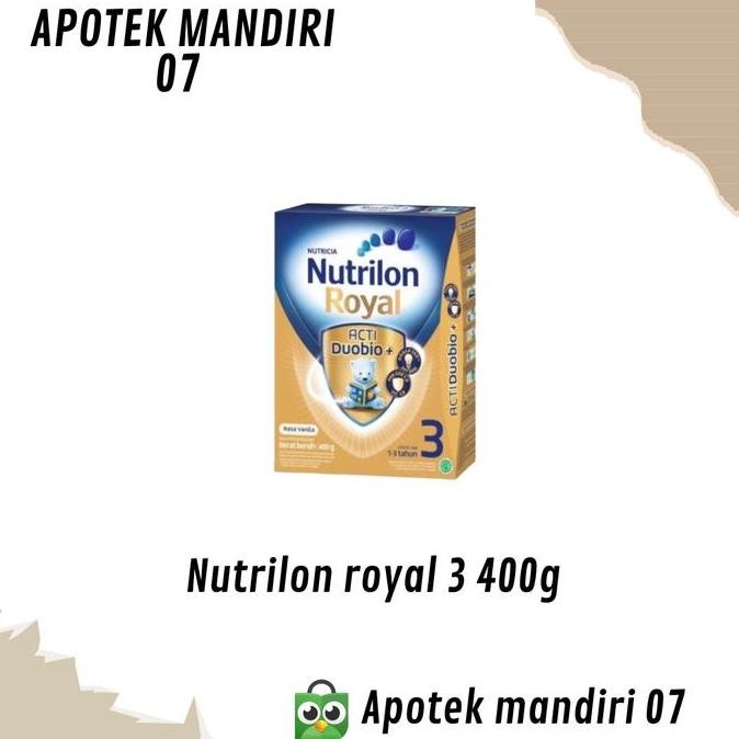 

Sale Nutricia Nutrilon Royal 3 Untuk Usia 1-3 Tahun Rasa Vanilla 400 Gr