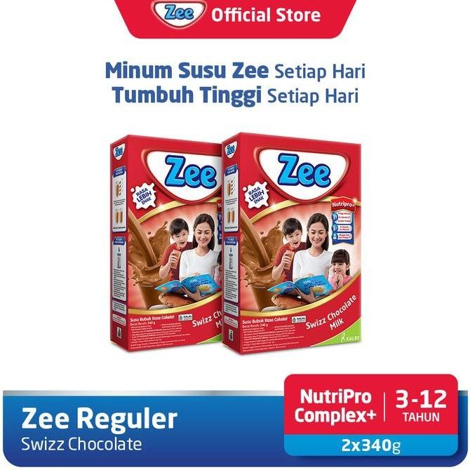 

Sale Zee Reguler Swizz Chocolate Milk 340Gr (2Pcs)