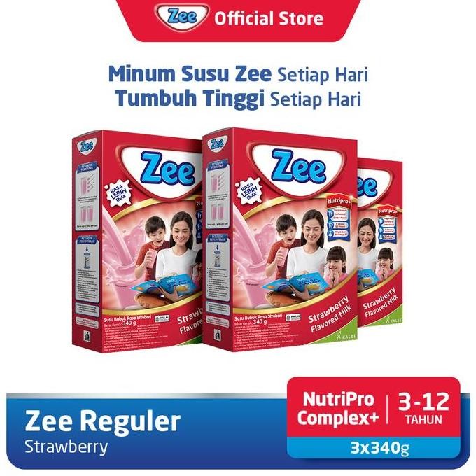 

Grosir Zee Reguler Strawberry Milk 340Gr (3Pcs)