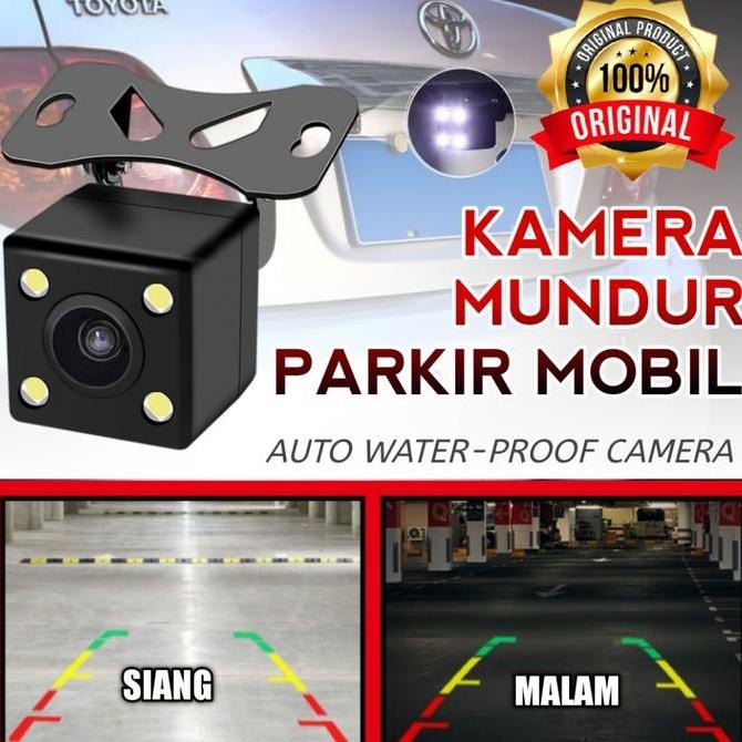 Promo SET AUTO WATER-PROOF CAMERA KAMERA BELAKANG MOBIL PARKIR MUNDUR UNIVERSAL SEMUA JENIS MOBIL AY