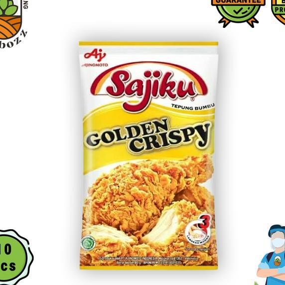 

Sajiku Tepung Bumbu Golden Crispy 1 Renceng Isi 10 Sachet