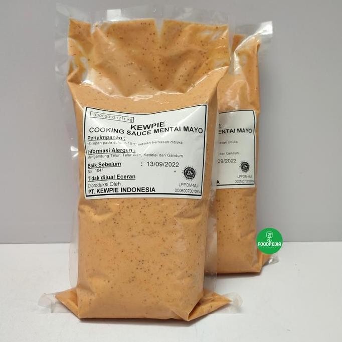 

Tersedia KEWPIE Mentai Mayo Cooking Sauce 1kg