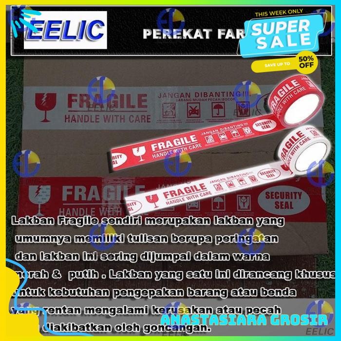 

LAB-F48MM ISI 1 PCS LAKBAN FRAGILE PEREKAT YANG KUAT ANTI AIR DAN TAHAN LAMA TERMURAH