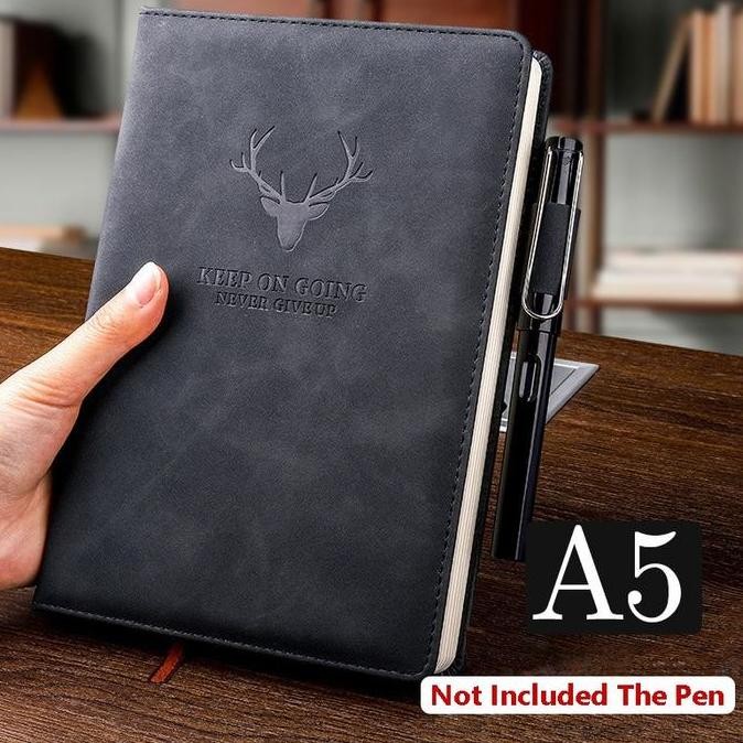 

Tersedia Buku Agenda Diary Hardcover Full Black A5 - Notebook Eksklusif