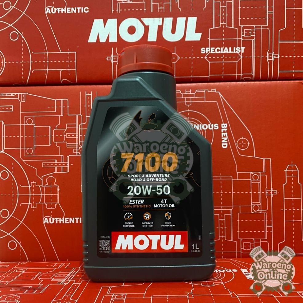 Promo Motul 7100 100% Sintetik Ester All Sae Variant 1L 10W-40 / 10W-50 / 10W-60 / 5W-40 / 20W50 Oli