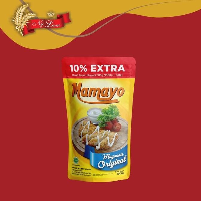 

Tersedia Mamayo Mayonaise Original 1 Kg Kemasan Praktis - Saus Salad & Sandwich