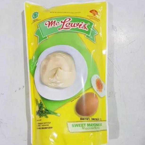 

Tersedia McLewis Sweet Mayonnaise 1kg - Mayonais Manis Favorit Keluarga