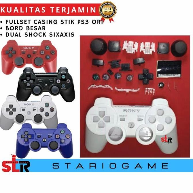 SIAP KIRIM CASING STIK PS3 HITAM BIG BOARD - SHELL CONTROLLER PS3 FAT