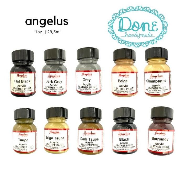 

BEBAS ONGKIR - Leather paint angelus cat kulit acrylic paint fabric paint canvas blc