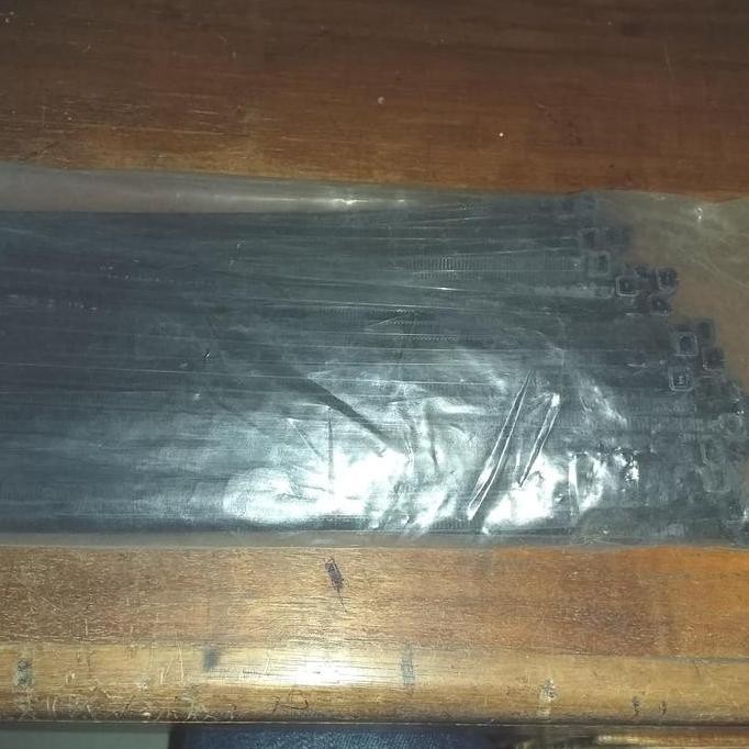 

Diskon! Cable Ties 50cm x 4.8mm Hitam - Kabel Tis Nylon Heavy Duty Ukuran Jumbo