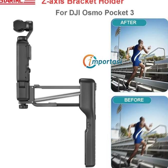TERBARU STARTRC Z-AXIS HANDLE STABILIZER DJI POCKET 3 BRACKET ANTI GETAR