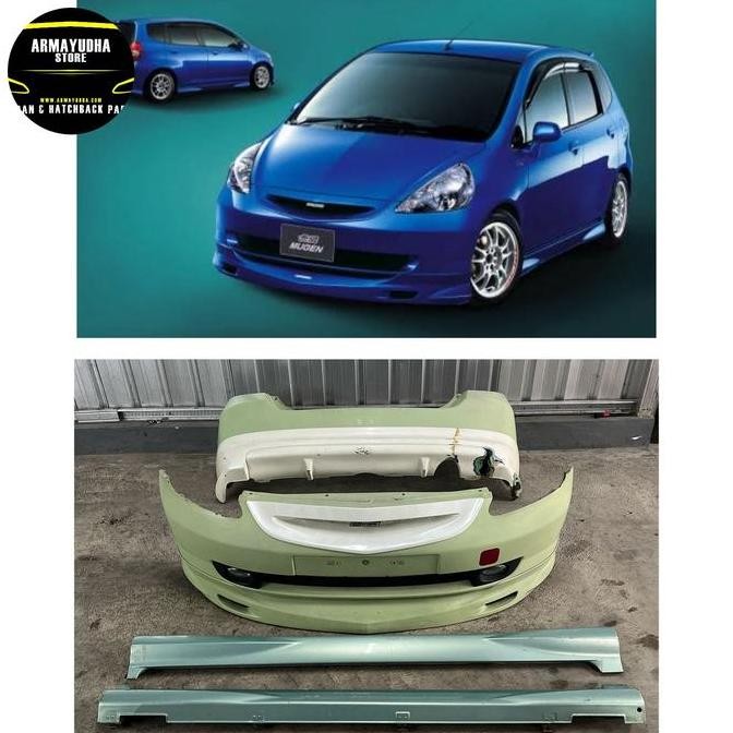 BODIKIT BUMPER DEPAN BELAKANG SIDE SKIRT MUGEN S JAZZ GD3 ORIGINAL DAN TERPERCAYA