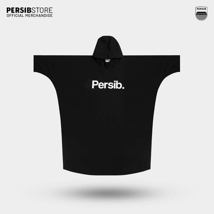 TERLARIS - RAINCOAT WE ARE PERSIB BLACK