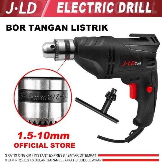 Terlaris Jld Mesin Bor Listrik Bolak Balik Uk.10Mm Bor Tangan Listrik 380W Bor Beton Bor Tembok Alat